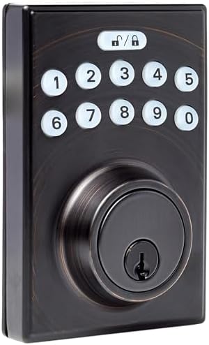 Amazon Basics Electronic Keypad Deadbolt Door Lock