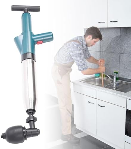 High-Pressure Stainless Steel Drain Blaster Green