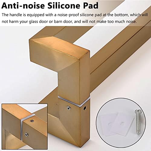 Double-Sided Stainless Steel Door Handle Secure Both Sides