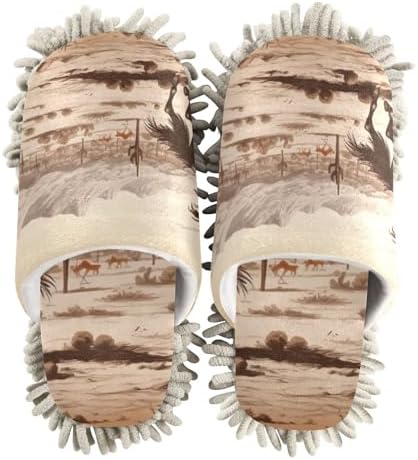 Print-Friendly Microfiber and Chenille Slippers