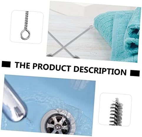 6pc Set - TOGEVAL Pipe Cleaner Brush for SEWER and DRAIN Cleaning