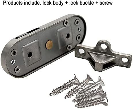 KAFENDA 90-Degree Sliding Barn Door Latch