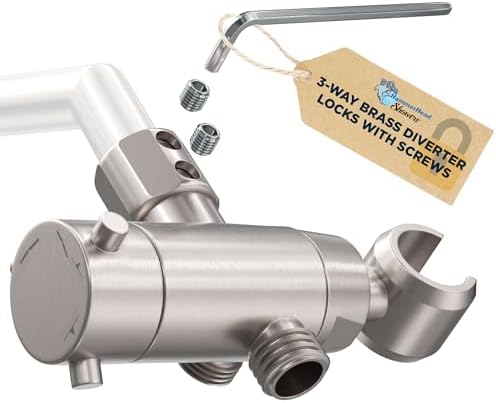HammerHead Showers All Metal 3-Way Shower Diverter Valve