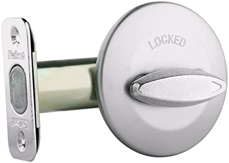 Kwikset 663 Deadbolt Lock Satin Chrome No Key Easy Install Lifetime Warranty