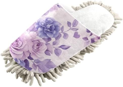 Burbuja Purple Roses Mop Slippers