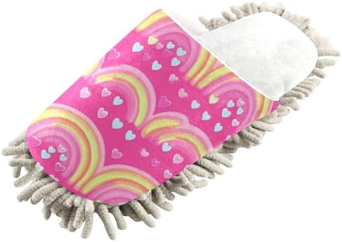 Burbuja Valentine Rainbow Mop Slippers Clean Your Home