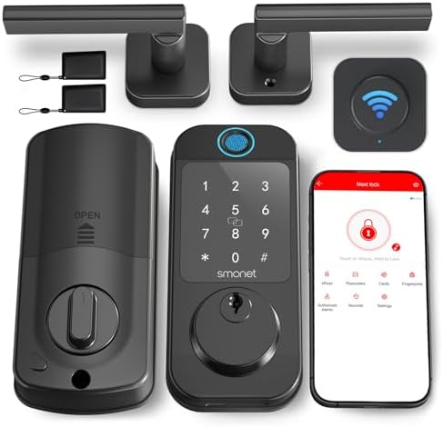 Secure Front Door Lock with Alexa Fingerprint Entry
