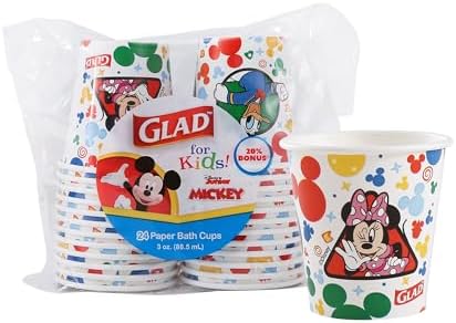 Glad for Kids Disney 24-Pack Disposable Rinsing Cups