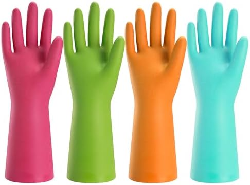 Bamllum Rubber Cleaning Gloves for Kitchen