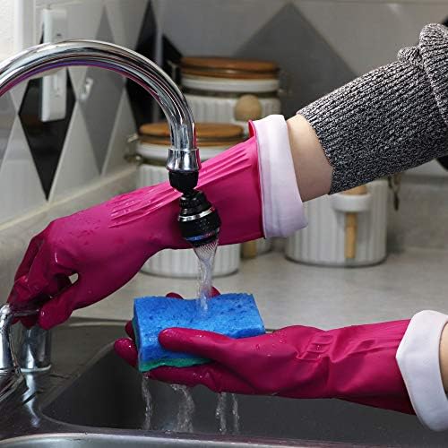 Perfect for Cleaning Playtex Medium Reusable Rubber Gloves 4 Pairs