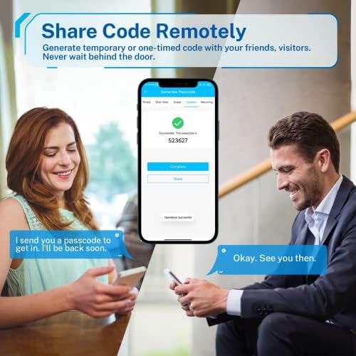 Kucacci Smart Door Lock - Keyless Entry for Front Door