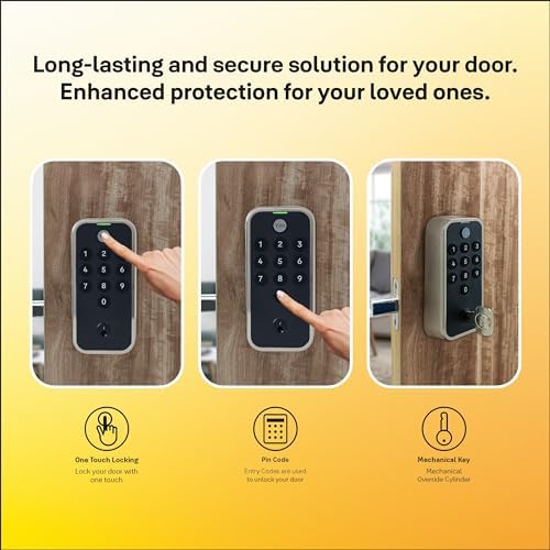 Sleek Yale Deadbolt with Keypad