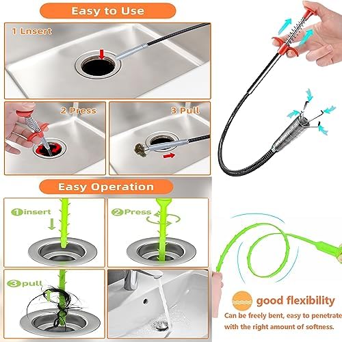 DR 10FT Drain Auger Effortless Clog Removal