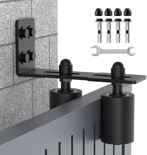 premium sliding gate roller guide with steel bracket