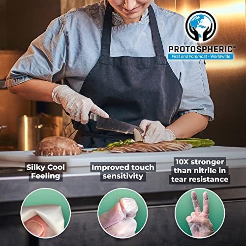 Protospheric Disposable Gloves Kitchen Grade Food Safe