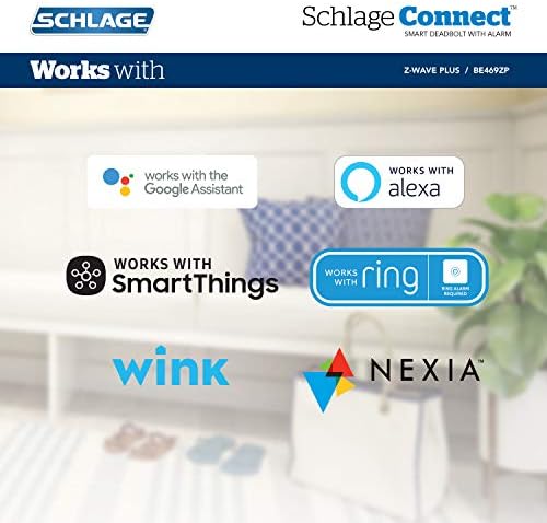 SCHLAGE Smart Deadbolt with Voice Control