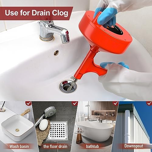35ft Drain Snake Professional Drain Cleaning Tool