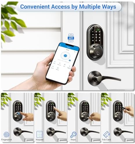 Secure Front Door with Keyless Entry