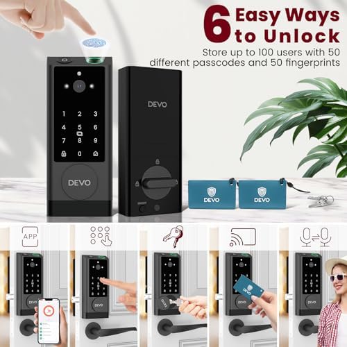 DEVO G1 Video Smart Lock with Camera Doorbell