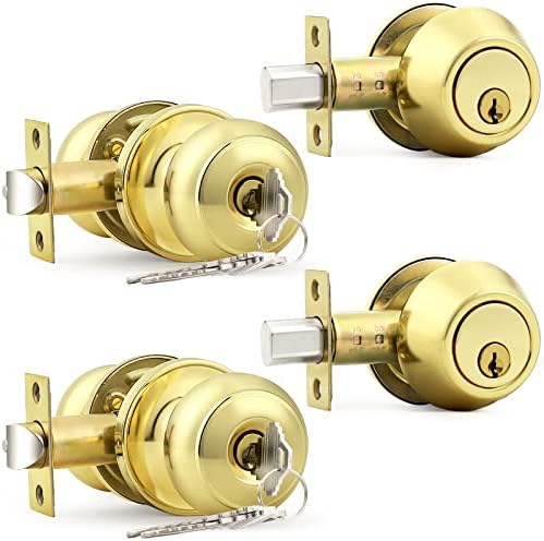 Probrico Front Door Knobs Set