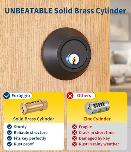 Deadbolt Door Lock SetGrade 3 Security