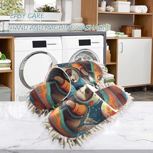 Premium Microfiber Slippers for Mopping and Riding