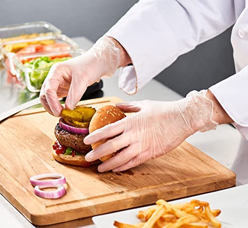 Care Plus Medium Size Disposable Vinyl Gloves