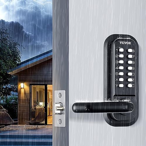 VEVOR Mechanical Keyless Entry Door Lock Outdoor Door Lock Set