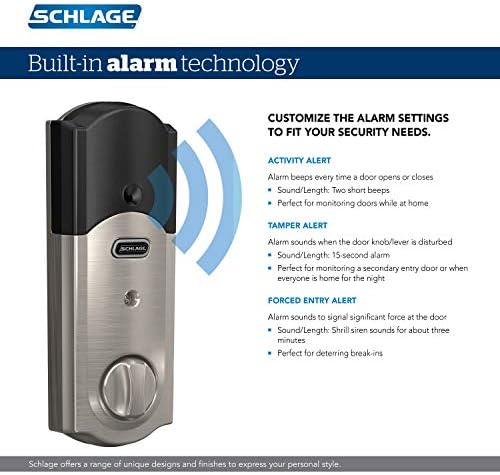 SCHLAGE Smart Deadbolt with Voice Control