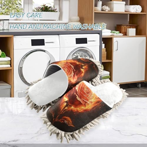 Burbuja Valentine Firing Rose Mop Slippers Eco-Friendly Kitchen Helper