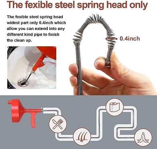 35ft Drain Snake Professional Drain Cleaning Tool