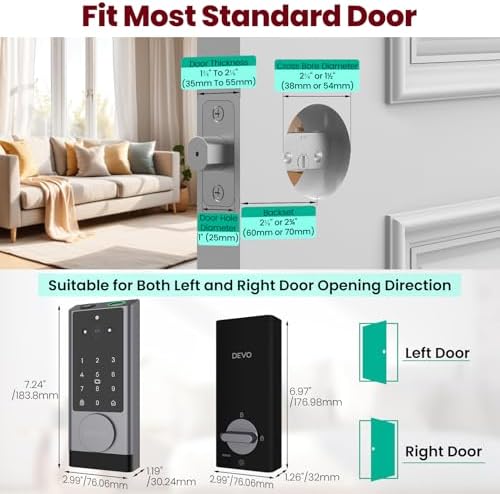 DEVO G1 Video Smart Lock with Camera Doorbell