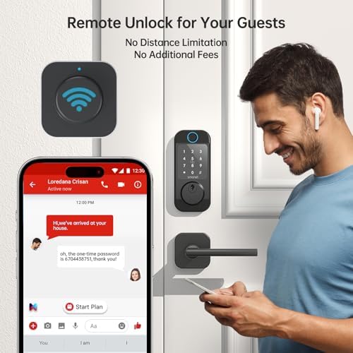 Secure Front Door Lock with Alexa Fingerprint Entry