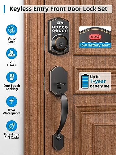 Unlock Your Front Door with the Revolo Secure Keypad Lock