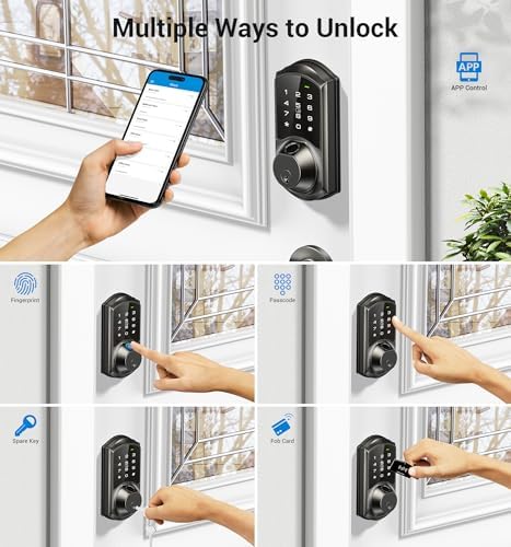 Veise Fingerprint Smart Lock for Front Door