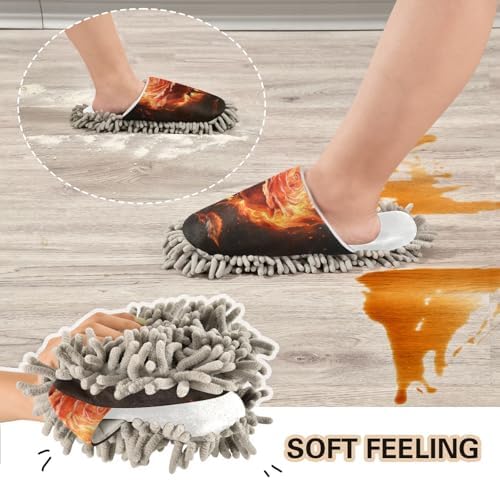 Burbuja Valentine Firing Rose Mop Slippers Eco-Friendly Kitchen Helper