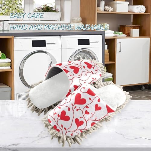 Burbuja Love Hearts Mop Slippers