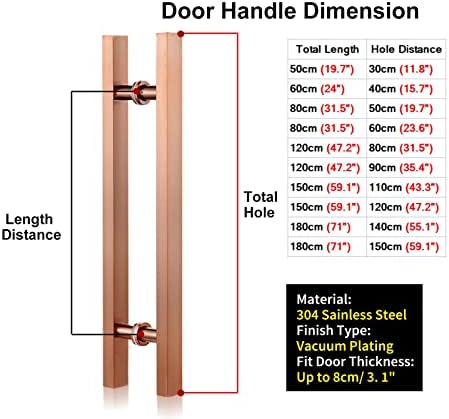 Sturdy Door Handle Set with Matte Finish