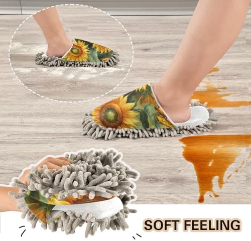 Burbuja Sunflowers Mop Slippers Design Your Perfect Daily Use