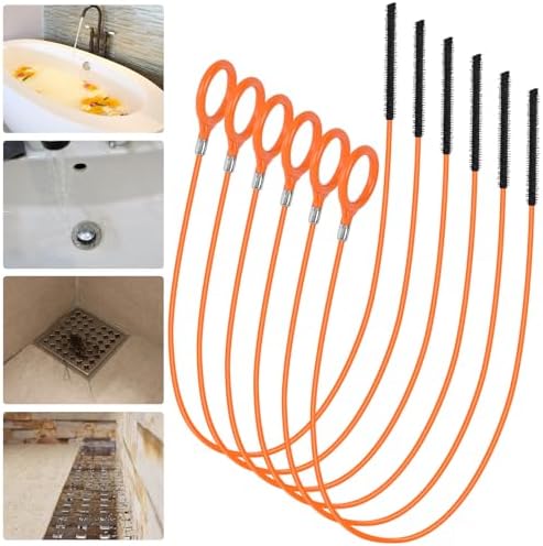 Anti-Break Metal Snake Drain Hair Remover Set