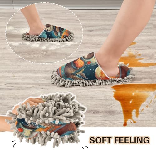 Premium Microfiber Slippers for Mopping and Riding