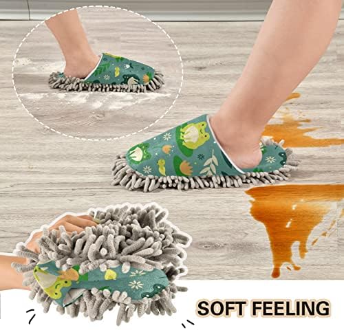 Xigua Microfiber Slippers for Cleaning Floors