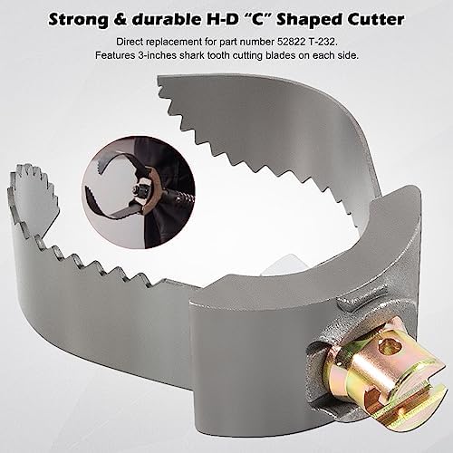 High-Powered Drain-Cleaning Tool with Easy-to-Use C Cutter