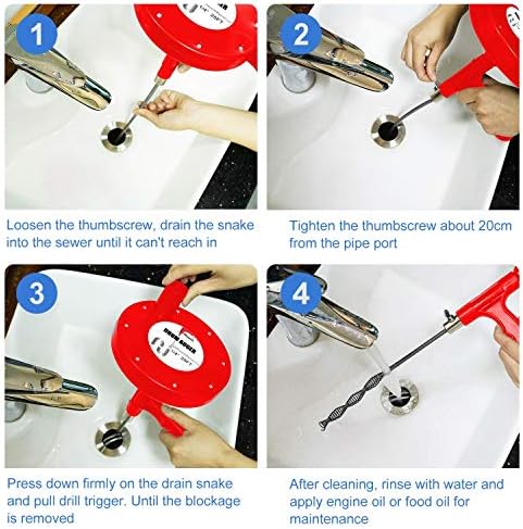 Forlivese Drain Clog Remover Kit for Efficient Plumbing Solutions