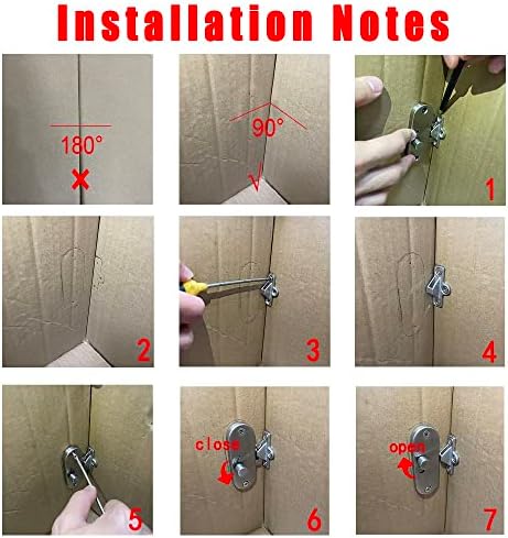 KAFENDA 90-Degree Sliding Barn Door Latch