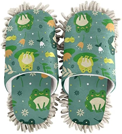 Xigua Microfiber Slippers for Cleaning Floors