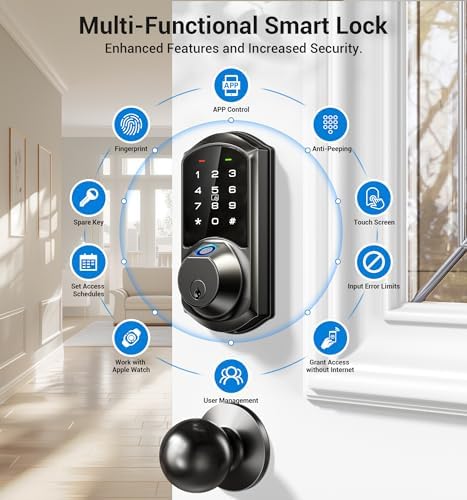 Veise Fingerprint Smart Lock for Front Door