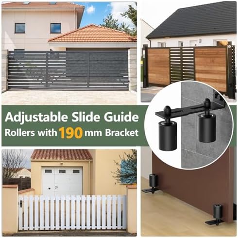 premium sliding gate roller guide with steel bracket