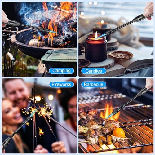 Long Flexible Neck Refillable Butane Lighter