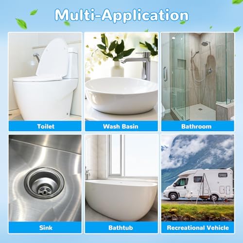 Effacera 72-Count Flushable Toilet Refill Eco-Friendly for Home Bathroom